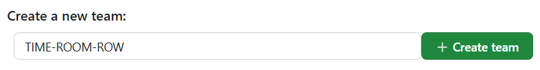 GitHub classroom team name template